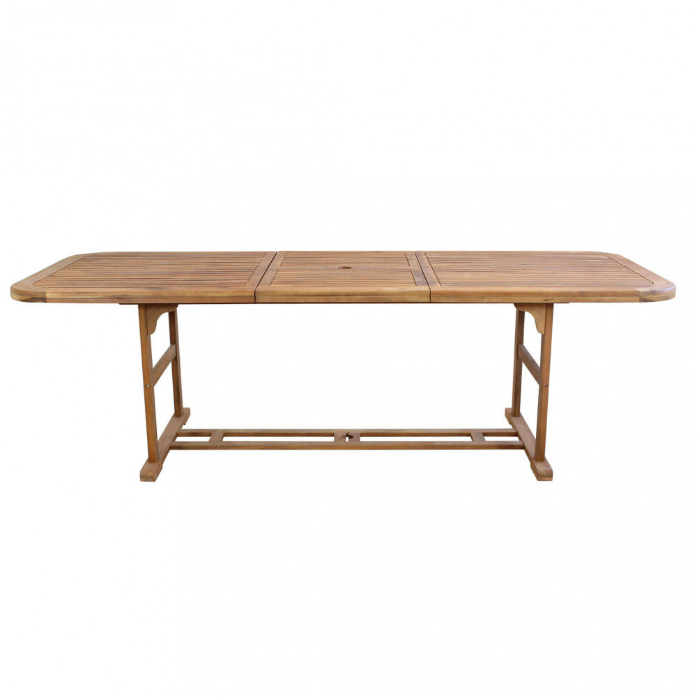 Tavolo Rettangolare Allungabile Double 180/240 x 100 in Acacia - AC805081-DB - foto 7