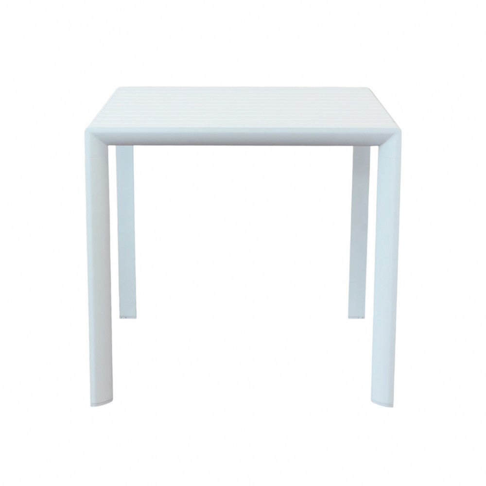 Tavolo Rosario 80 x 80 in Alluminio Bianco - AT804331-BIAN - foto 4