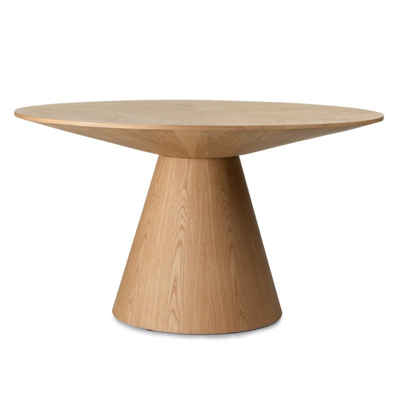 Tavolo rotondo Korella 137 cm rovere naturale - NN-KOR-FUR-DINTAB-NATWOO-399
