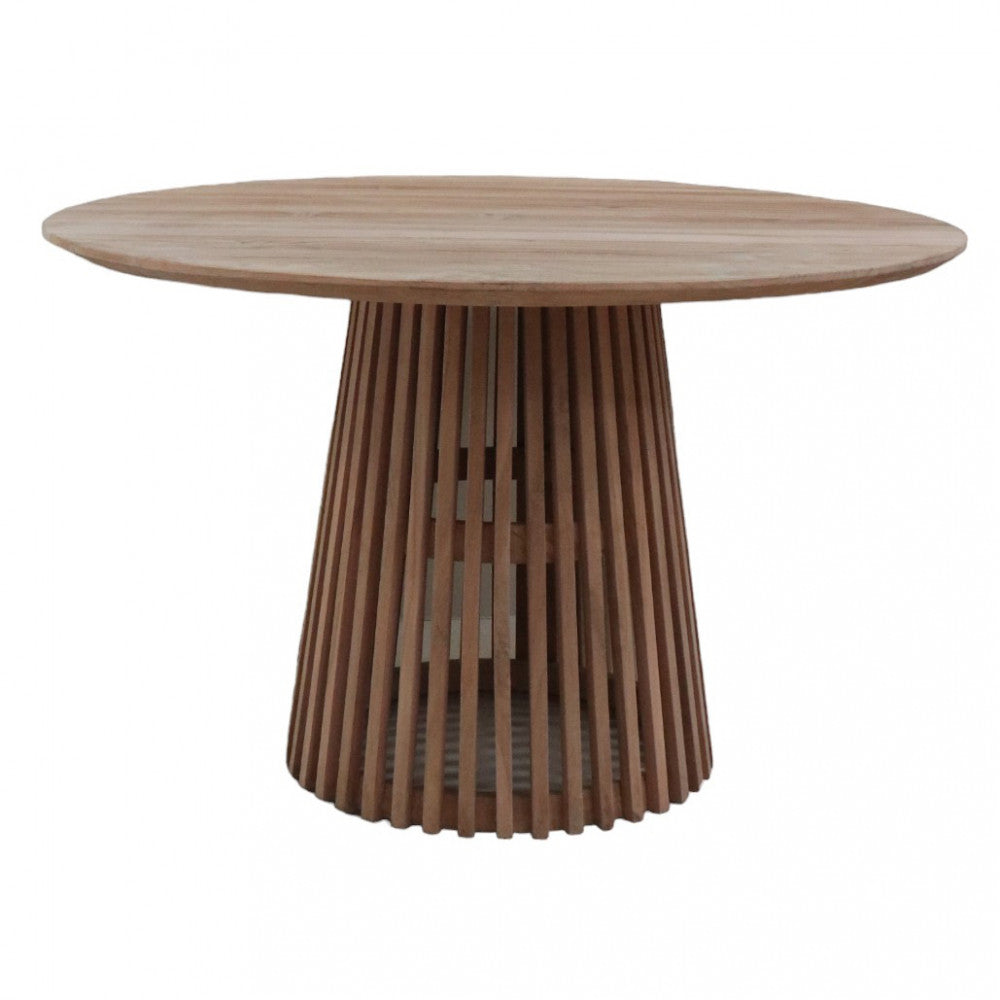 Tavolo Rotondo Pittsburgh Ø 120 in Teak - TE804322 - foto 3