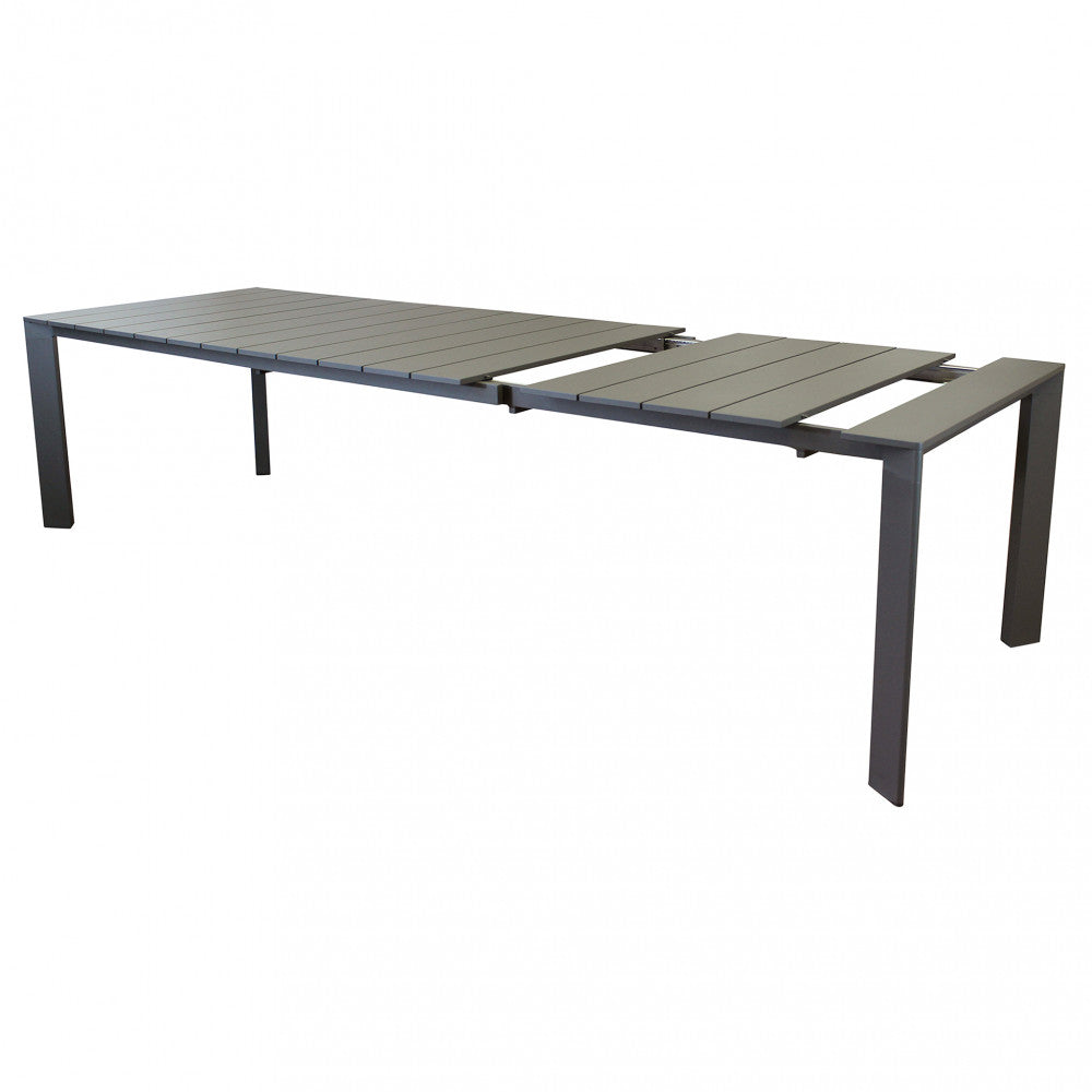 Tavolo allungabile da esterno Sacramento taupe in alluminio