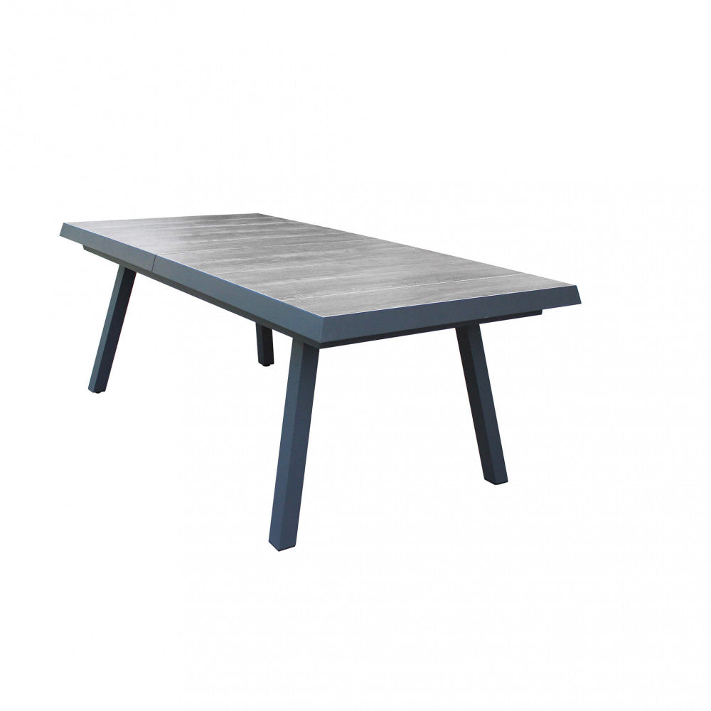 Tavolo da giardino Seattle antracite allungabile, design moderno | Albert Stock