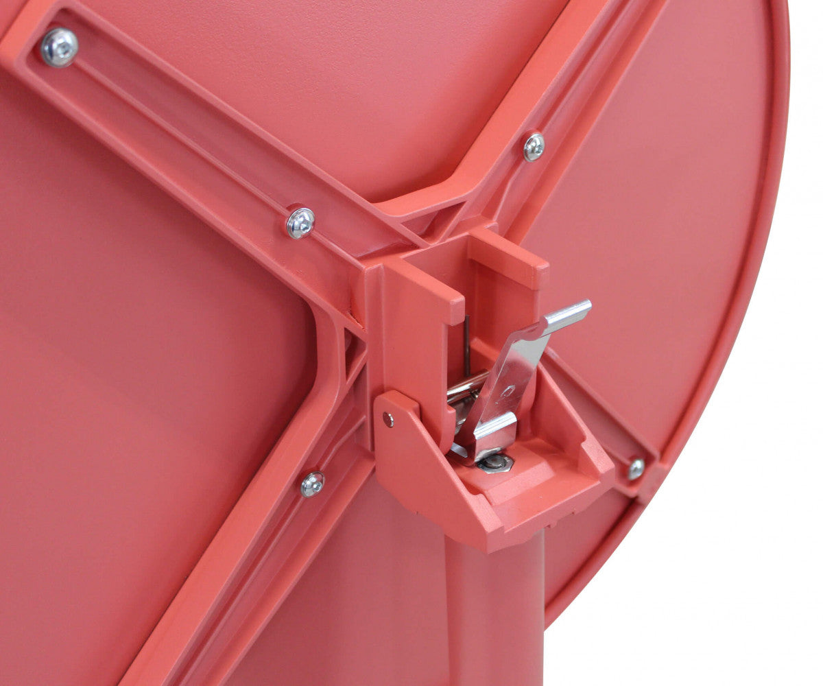 Tavolo da giardino Vega tondo Ø 60 cm rosso corallo | Albert Stock