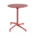Tavolo da giardino Vega tondo Ø 60 cm rosso corallo | Albert Stock