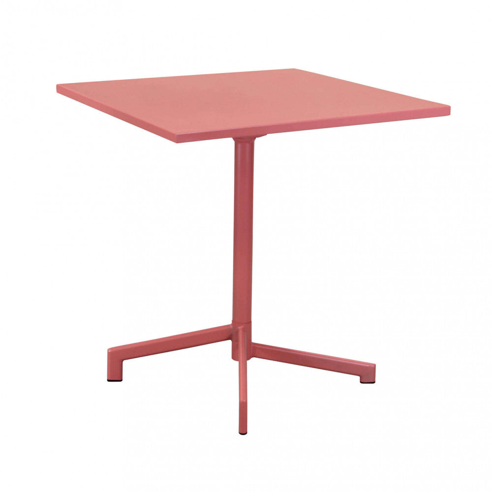 Tavolo da giardino Vega quadrato 70x70 cm rosso | Albert Stock