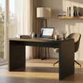 Tavolo minimalista nero Cosma vista frontale