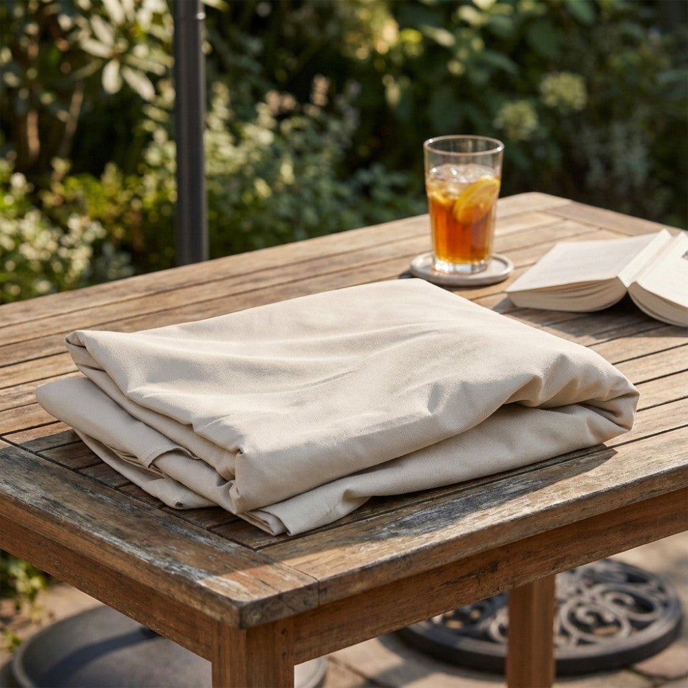 Telo per Ombrellone Darwin Ecru in Tessuto Outdoor Premium - OM807268 - foto 2