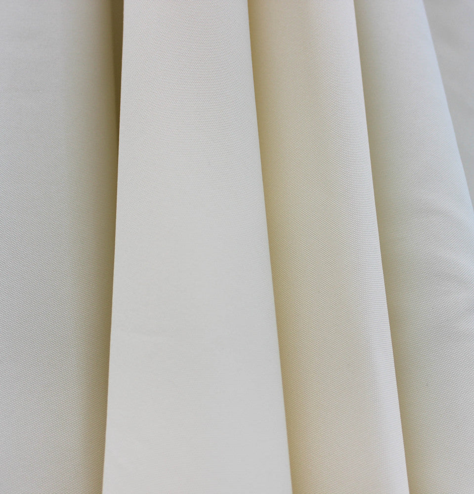 Dettaglio ravvicinato della trama in poliestere e nylon beige del telo Stephenson, che evidenzia la robustezza e l'eleganza del tessuto.
