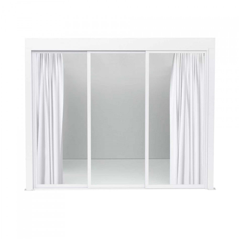 Tenda da Interno Bianco per Pergola Bioclimatica Lato 3 m - GA802191-BIAN - foto 3