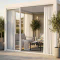Tenda da Interno Bianco per Pergola Bioclimatica Lato 4 m - GA802192-BIAN