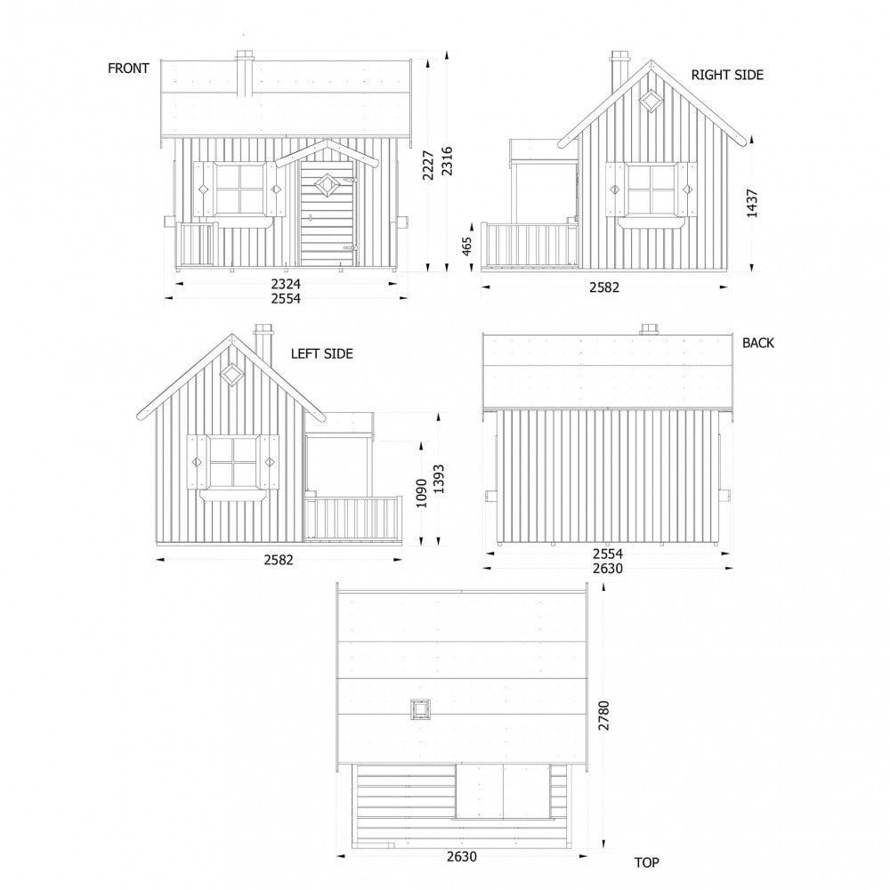 CASETTA IN LEGNO ANASTASIA