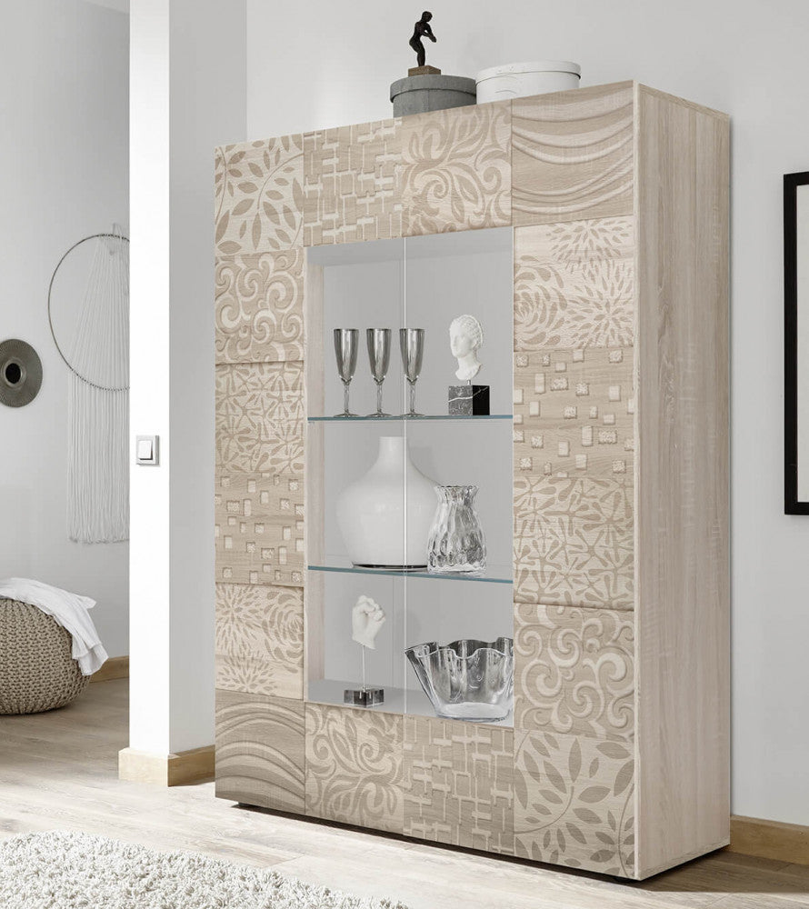 VETRINA 2 ANTE ROVERE SAMOA GABRIELE