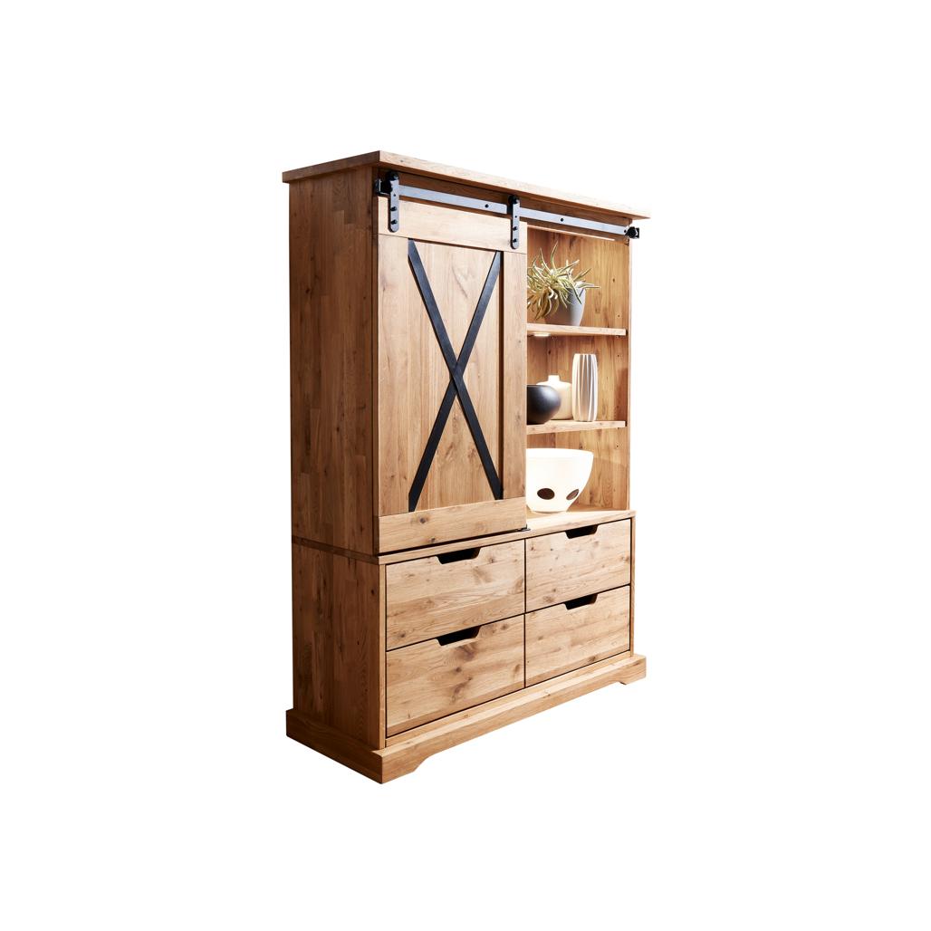 Vista degli spazi interni della vetrina Nyks I, che mostra le opzioni per l'esposizione e la conservazione di oggetti | Albert Stock