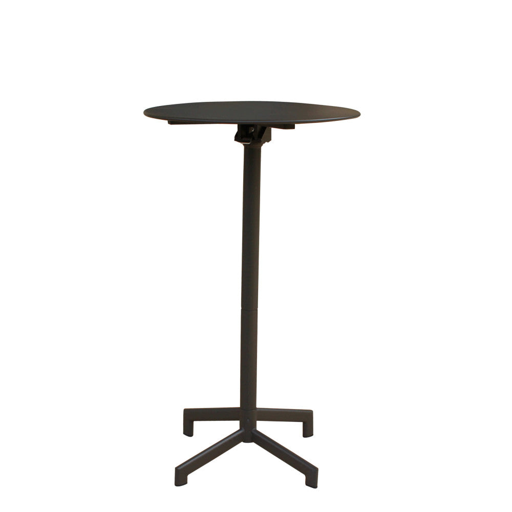 Vista-Frontale-Tavolo fisso per esterni Vega, elegante e funzionale, ideale per creare un angolo bar su terrazze e balconi | Albert Stock