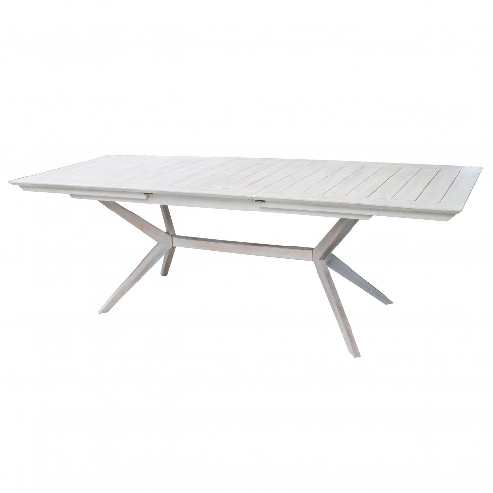 BALI TABLE 180/240 X 90 WHITE