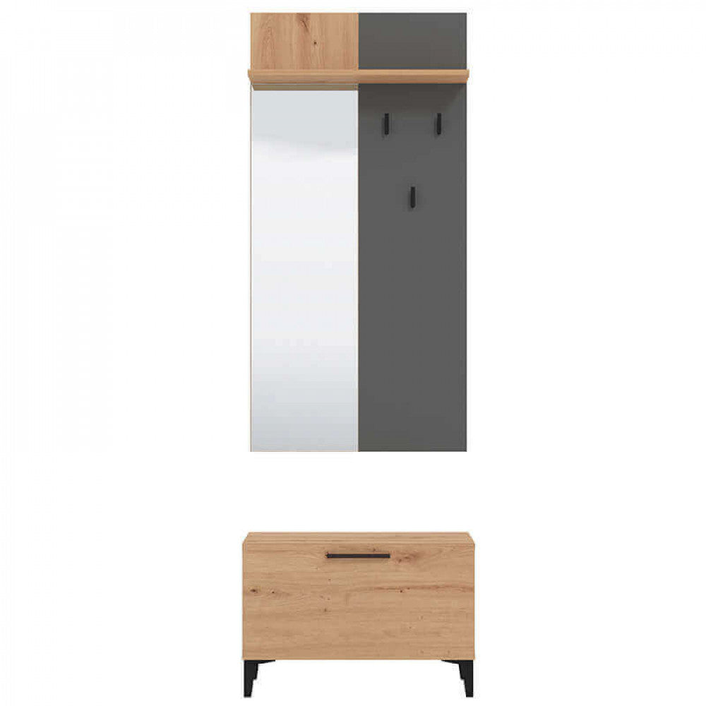 INGRESSO TERNI ROVERE ARTIGIANO E GRIGIO GRAFITE